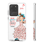 Personalised phone case flamenco dancer Lolita, with quote for Samsung Galaxy S20 Ultra, gloss finish – illustrArte
