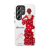 Funda de teléfono personalizable Macarena Blanco – para iPhone, Samsung, Pixel