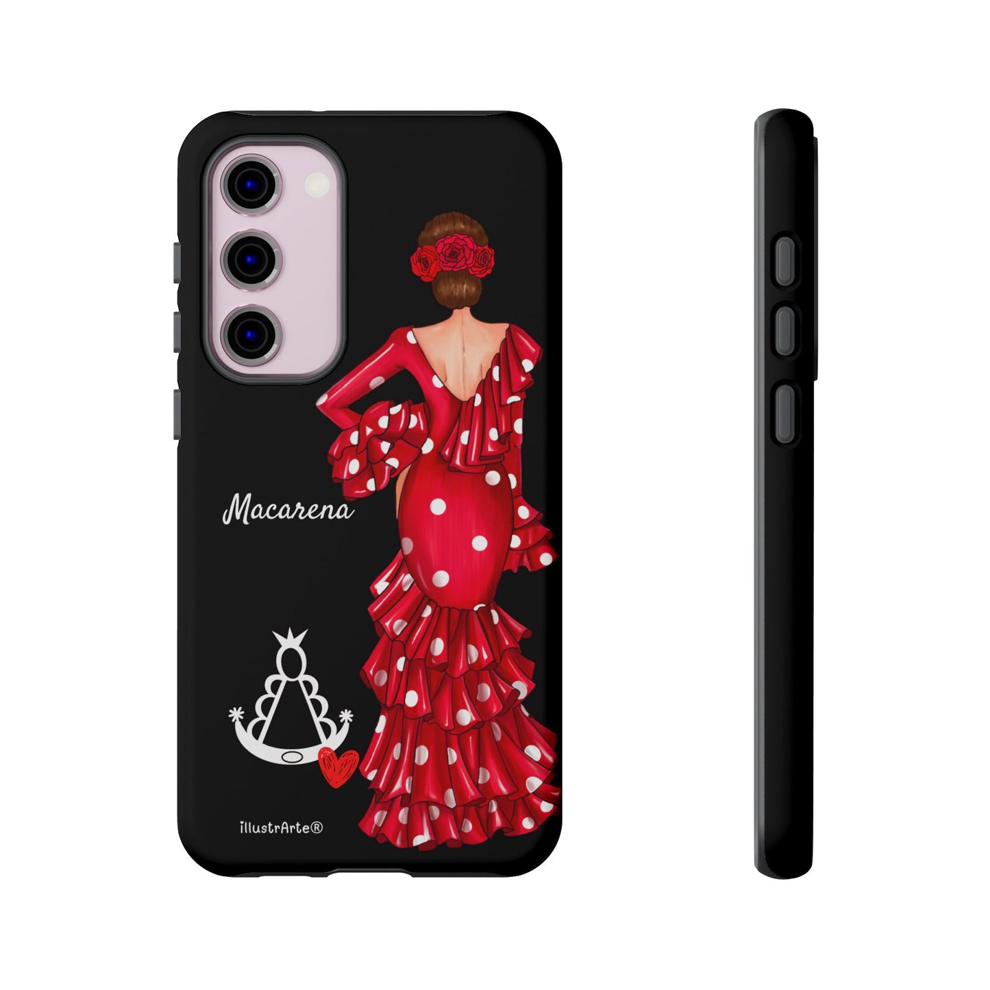 Macarena Custom Phone Case - Black - for iPhone, Samsung, Pixel