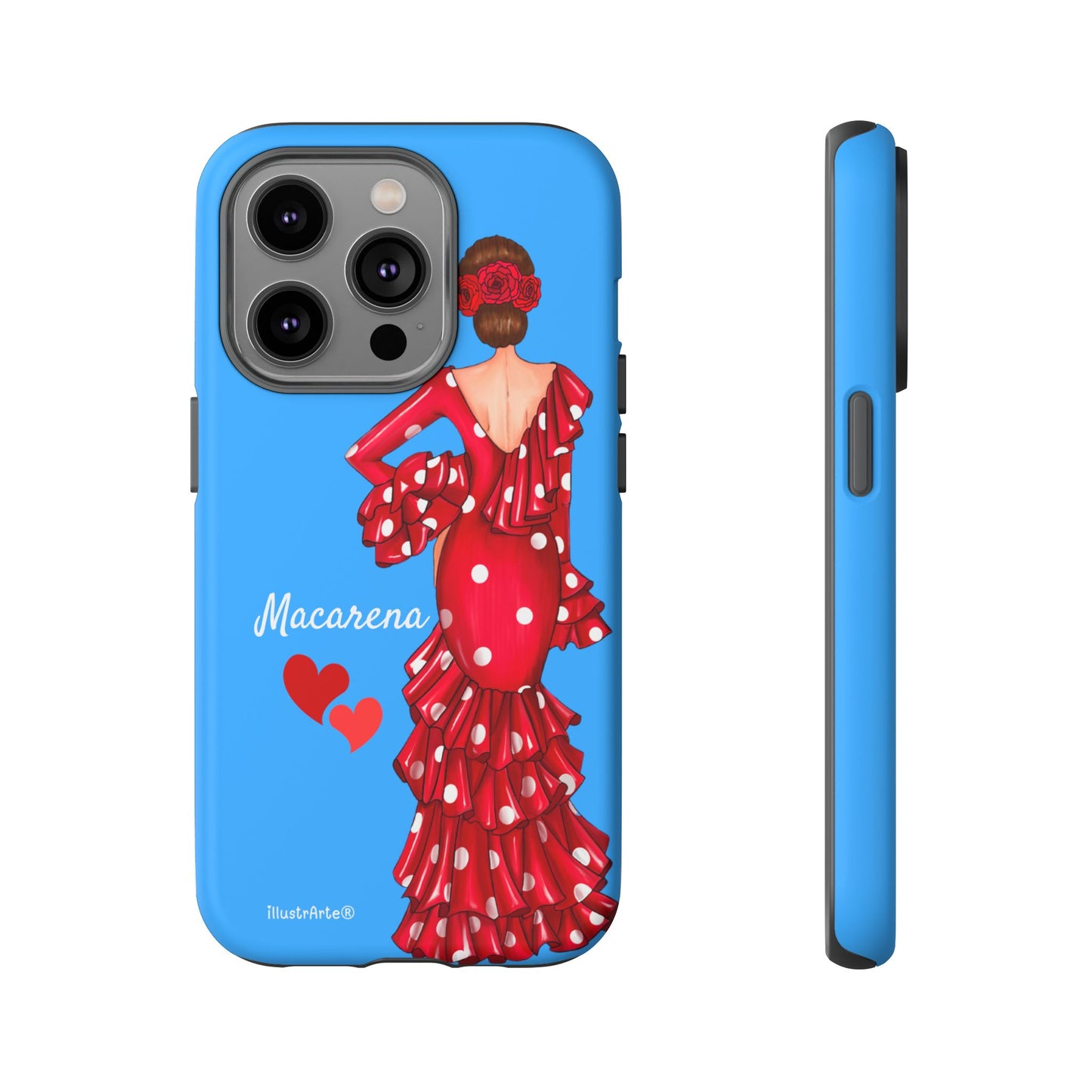Personalized Macarena Blue Phone Case – for iPhone, Samsung, Pixel