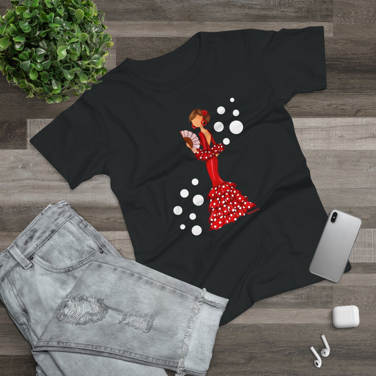 Customizable T-shirt - Flamenco Pepa Model