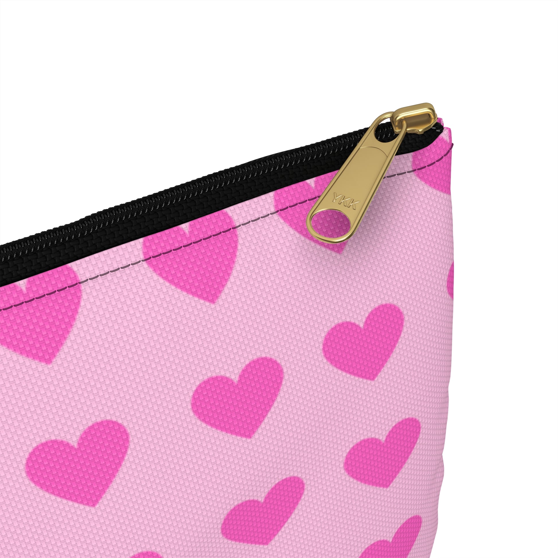 Ballet Dancer Customizable Washbag, pink dress and pink hearts. - IllustrArte