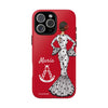 Funda de teléfono personalizable María blanco Virgen del Rocío – para iPhone, Samsung, Pixel