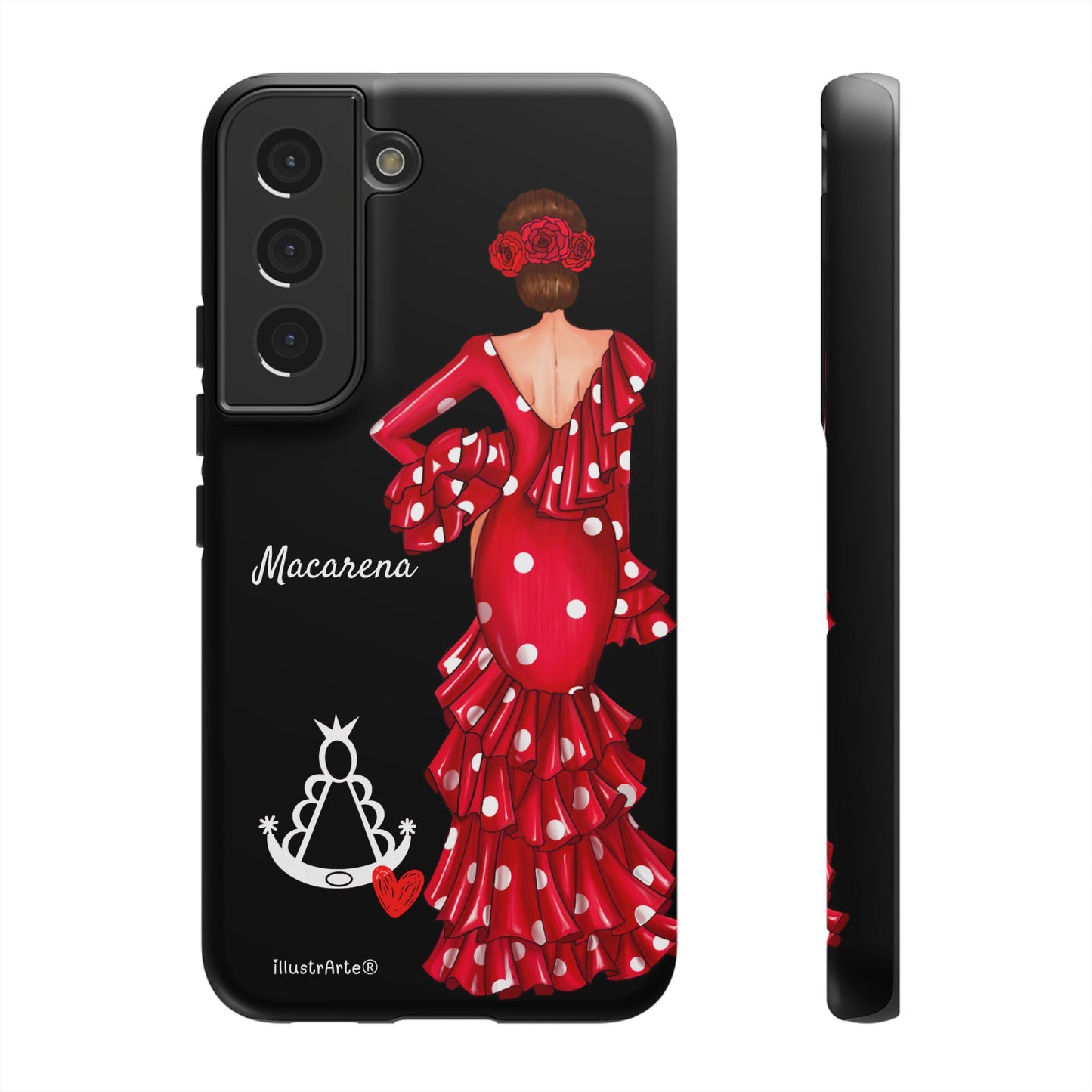 Macarena Custom Phone Case - Black - for iPhone, Samsung, Pixel