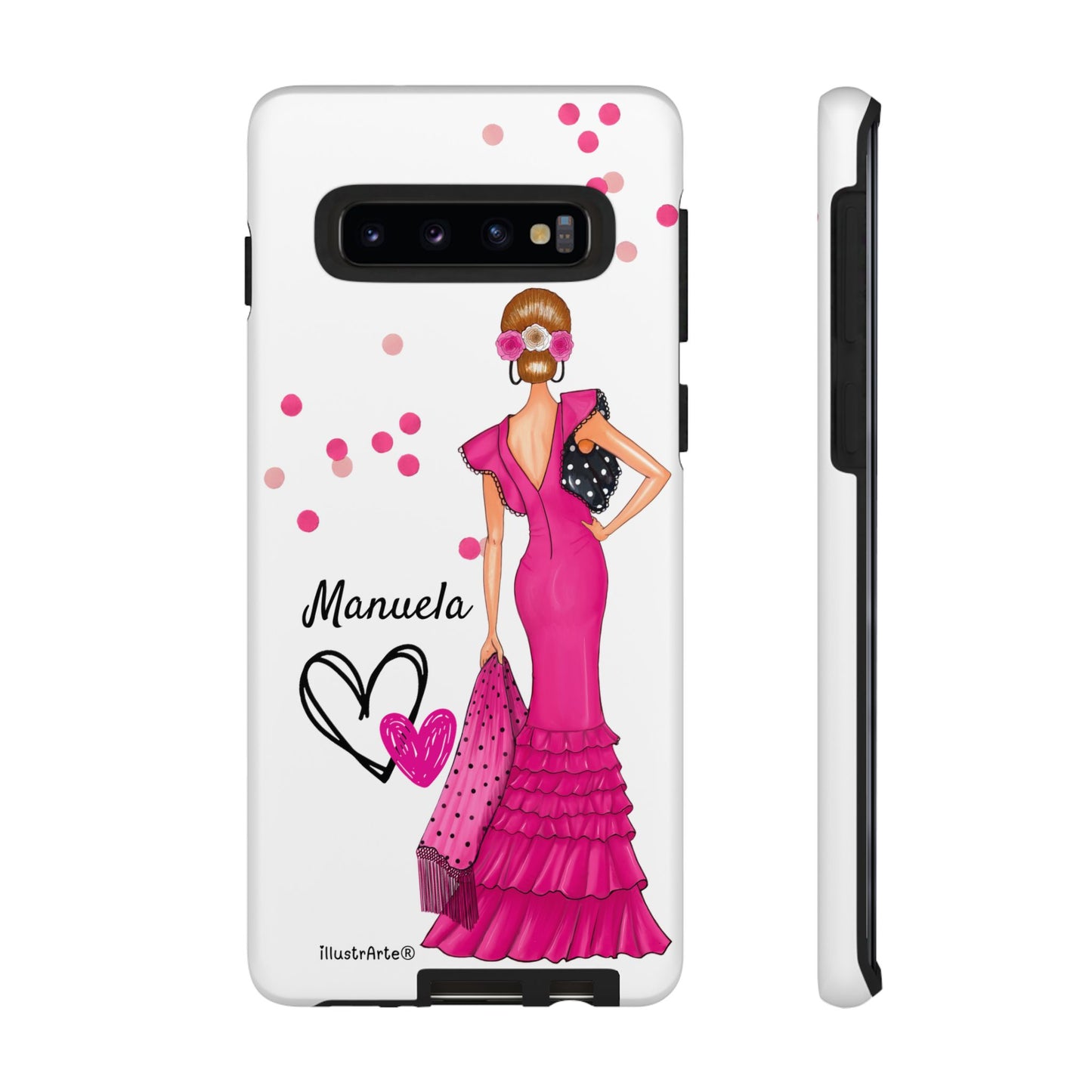 Funda de teléfono personalizable Manuela – para iPhone, Samsung, Pixel