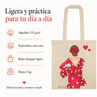 Bolsa tote Cádiz flamenca Macarena roja 7