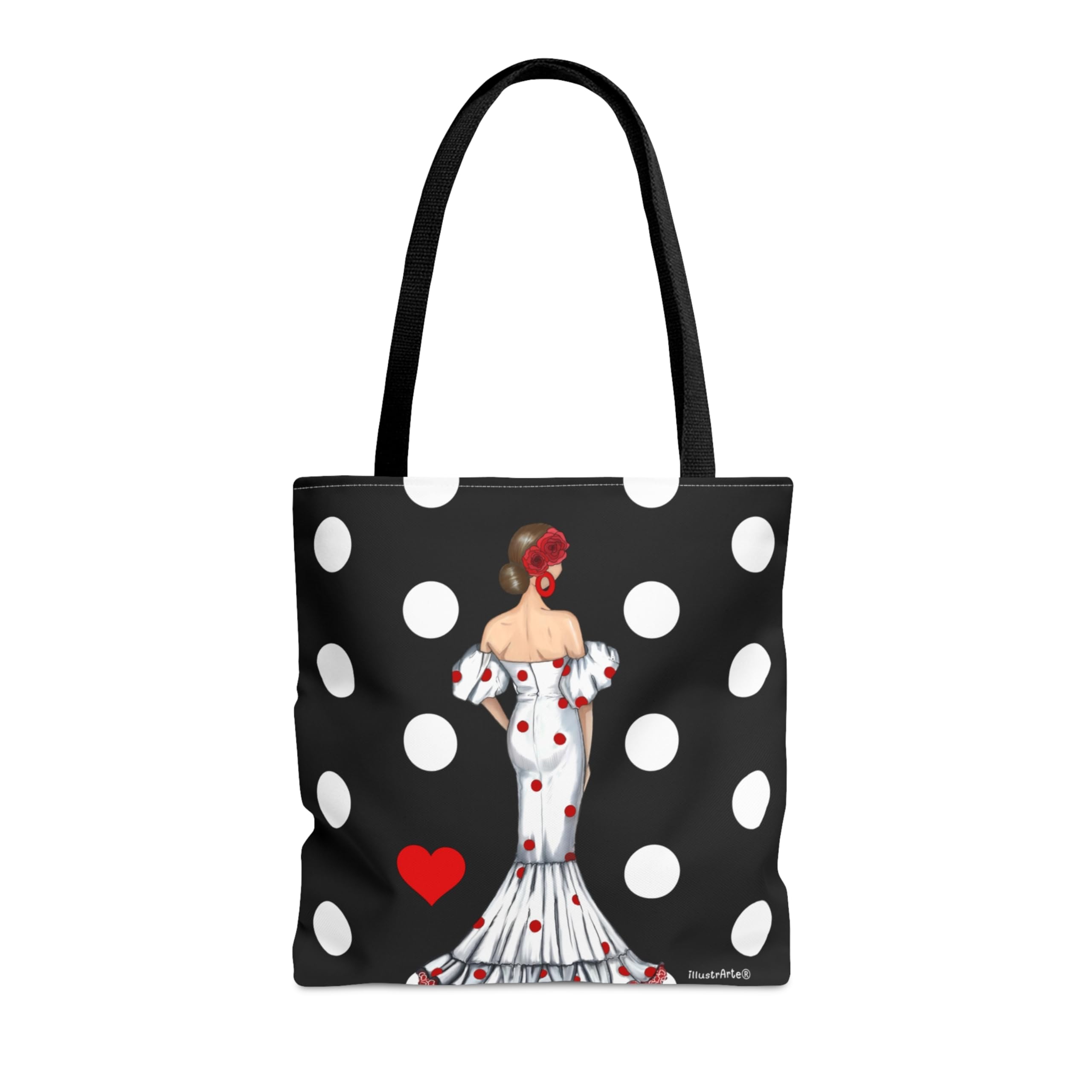 Bolsa tote Málaga flamenca Maite con lunares 1