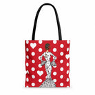 Bolsa tote Málaga flamenca María Blanco fondo rojo 1