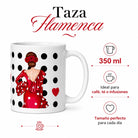 Taza flamenca illustrArte – Macarena – vista 5
