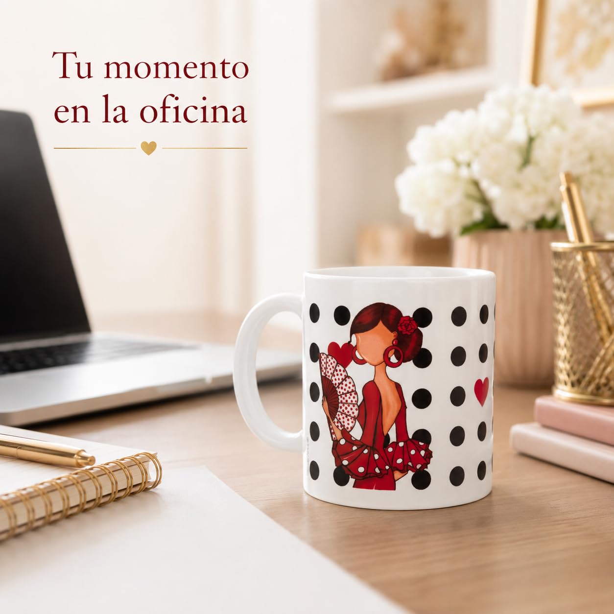 Taza flamenca illustrArte – Pepa – vista 3
