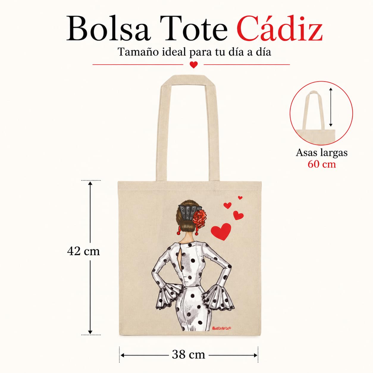 Bolsa tote Cádiz flamenca María Blanco 5