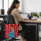 Bolsa tote Málaga flamenca Paquita rojo con lunares 8