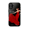 Funda de teléfono personalizable Candela fondo negro– iPhone, Samsung, Pixel