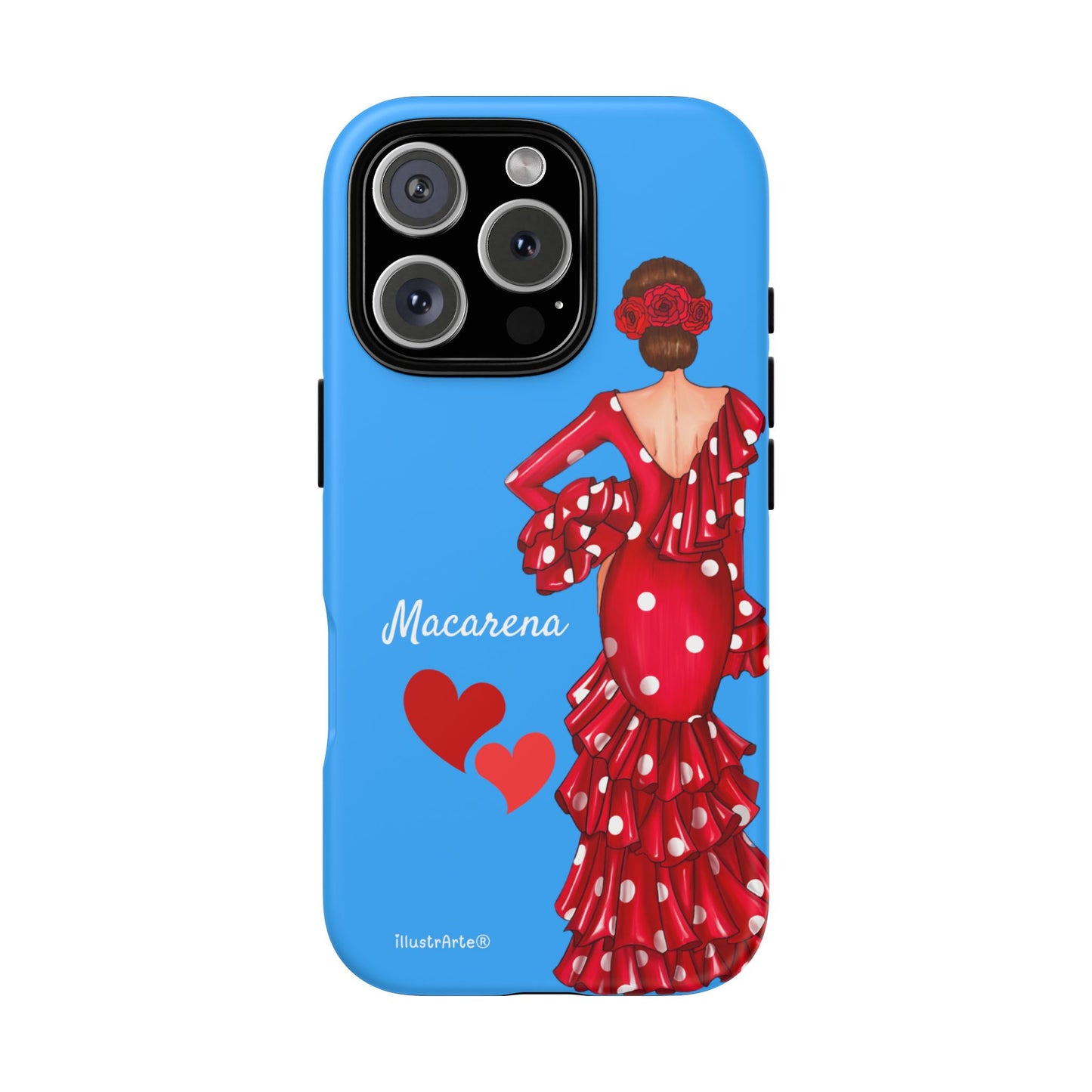 Personalized Macarena Blue Phone Case – for iPhone, Samsung, Pixel