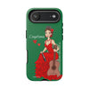 Funda de teléfono personalizable Cayetana fondo verde – para iPhone, Samsung, Pixel