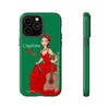 Funda de teléfono personalizable Cayetana fondo verde – para iPhone, Samsung, Pixel