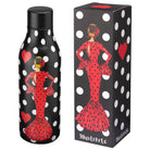 Botella térmica flamenca illustrArte 500 ml – diseño María Rojo – botella con su caja de regalo