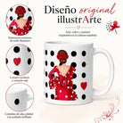 Taza flamenca illustrArte – Macarena – vista 8