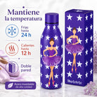 Botella térmica bailarina illustrArte 500 ml – diseño Sara – vista 3
