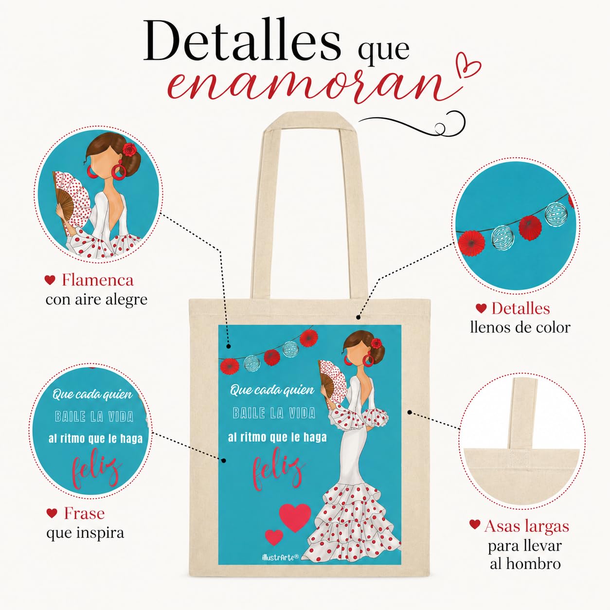 Bolsa tote Cádiz flamenca Pepa Feliz 8