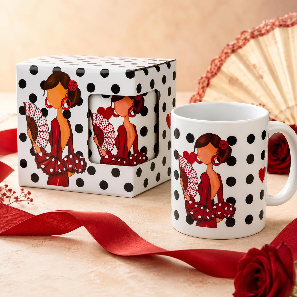 Taza flamenca illustrArte – Pepa – vista 5