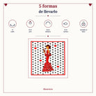 Pañuelo de seda flamenca illustrArte 66 x 66 cm – diseño Pepa – vista 7