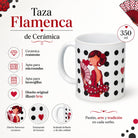 Taza flamenca illustrArte – Pepa – vista 2