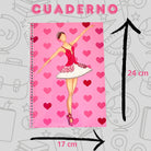 Libreta Bailarina Mariela illustrArte – vista 3