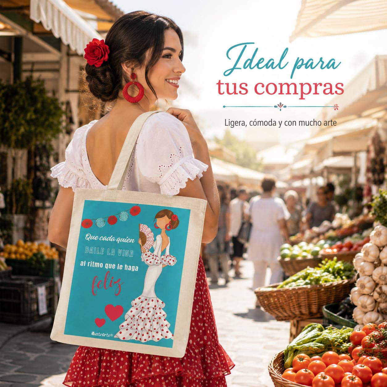 Bolsa tote Cádiz flamenca Pepa Feliz 6