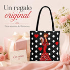 Bolsa tote Málaga flamenca Pepa con lunares 7