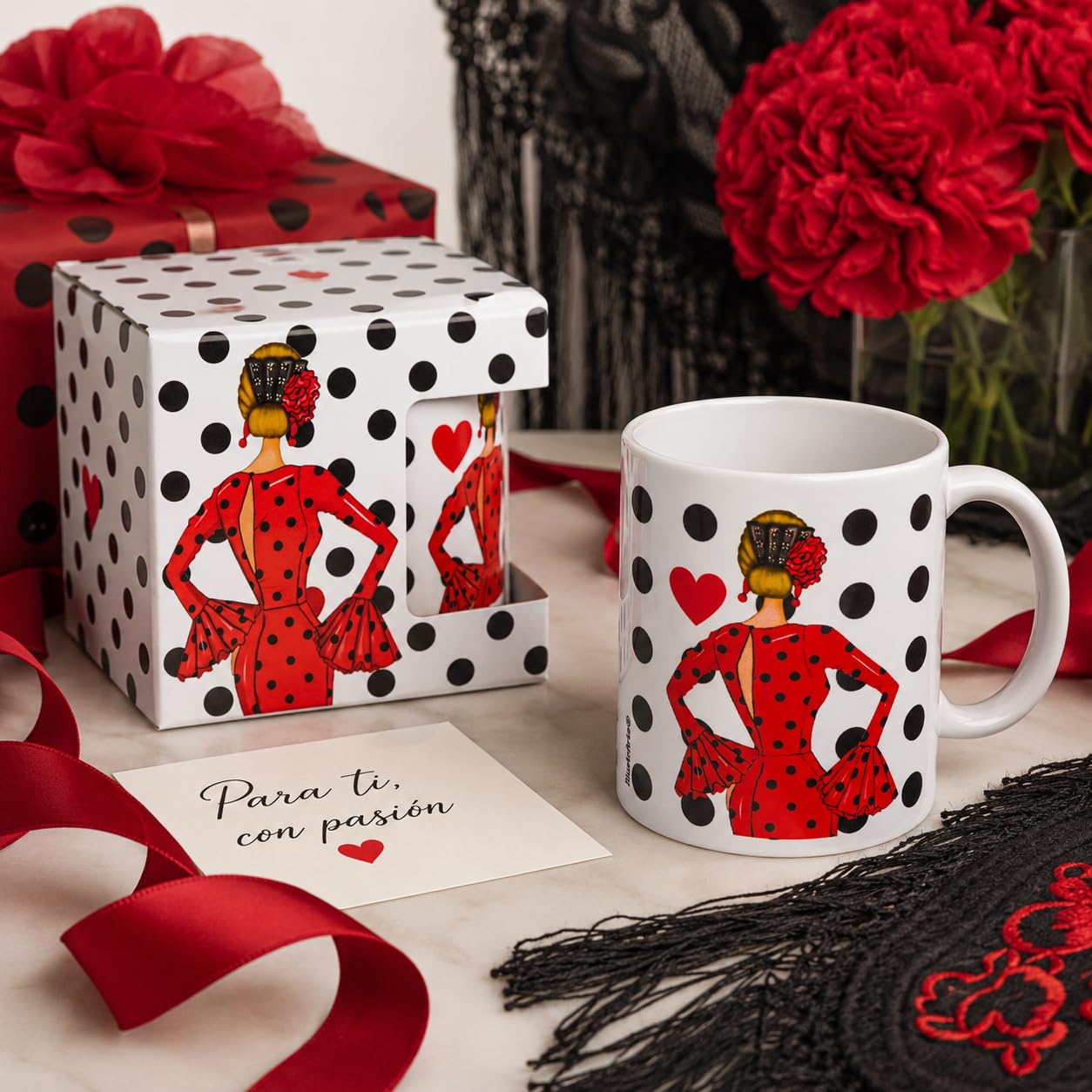 Taza flamenca illustrArte – María Rojo – vista 7