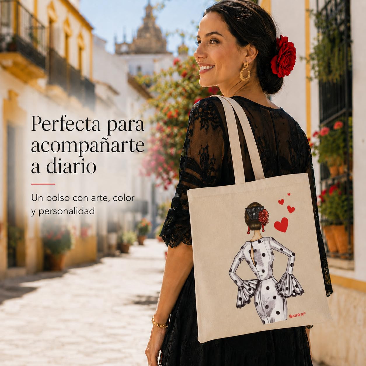 Bolsa tote Cádiz flamenca María Blanco 2