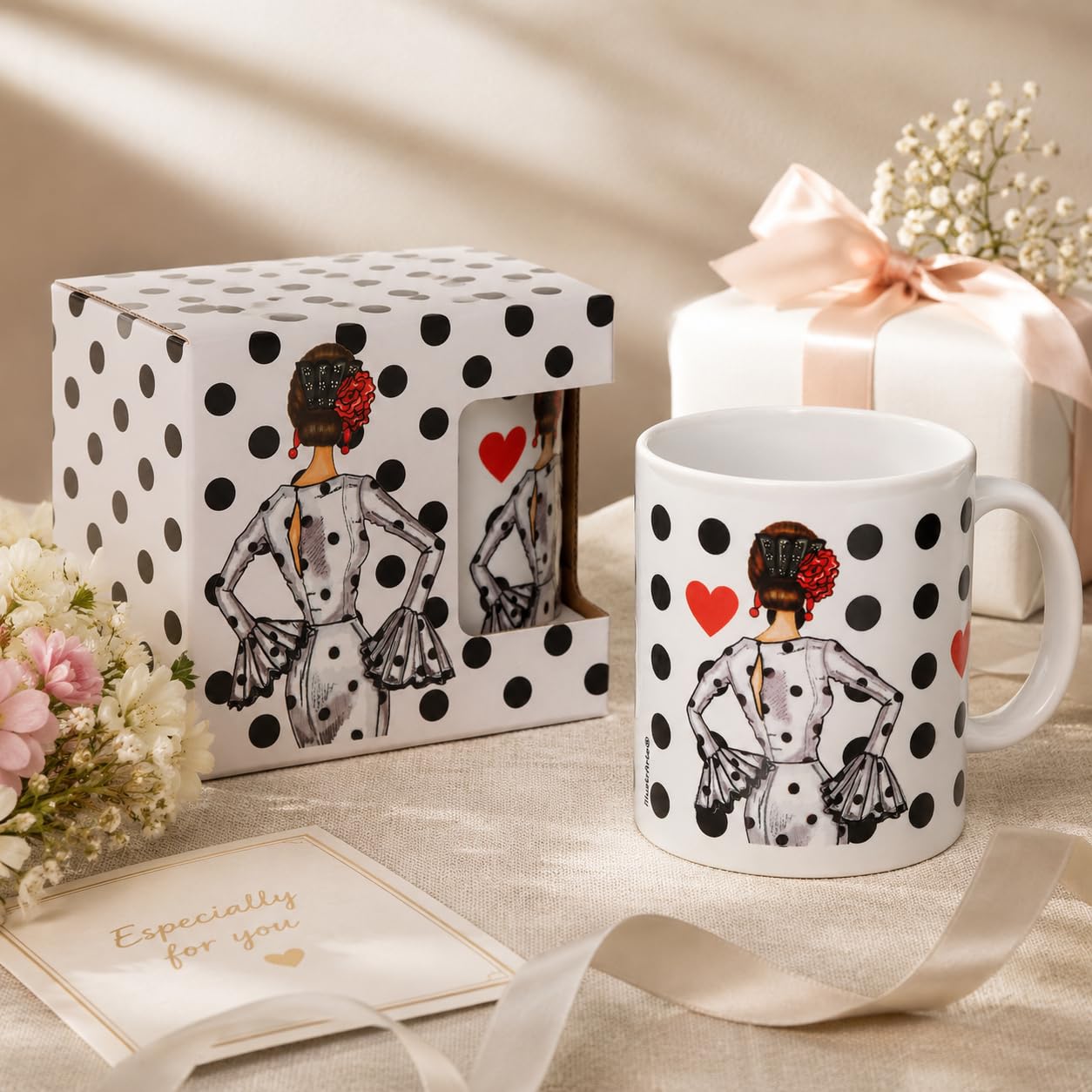 Taza flamenca illustrArte – María Blanco – vista 7