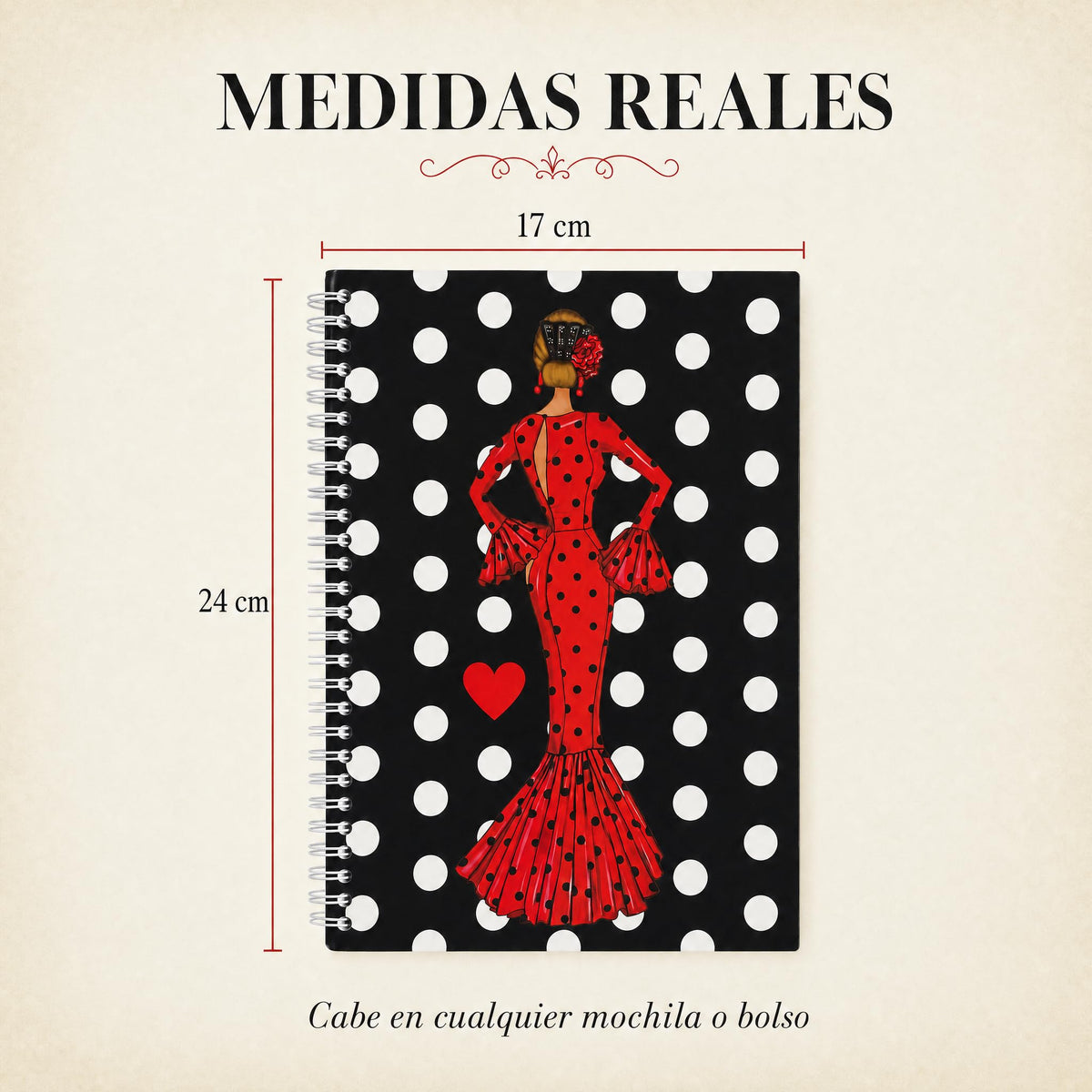 Libreta flamenca illustrArte – María Rojo – vista 3