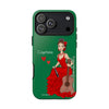Funda de teléfono personalizable Cayetana fondo verde – para iPhone, Samsung, Pixel