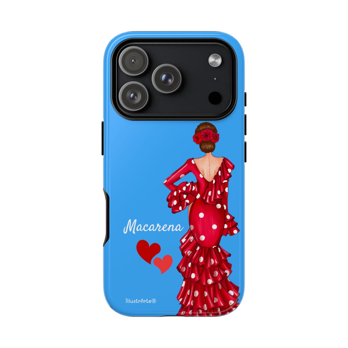 Personalized Macarena Blue Phone Case – for iPhone, Samsung, Pixel