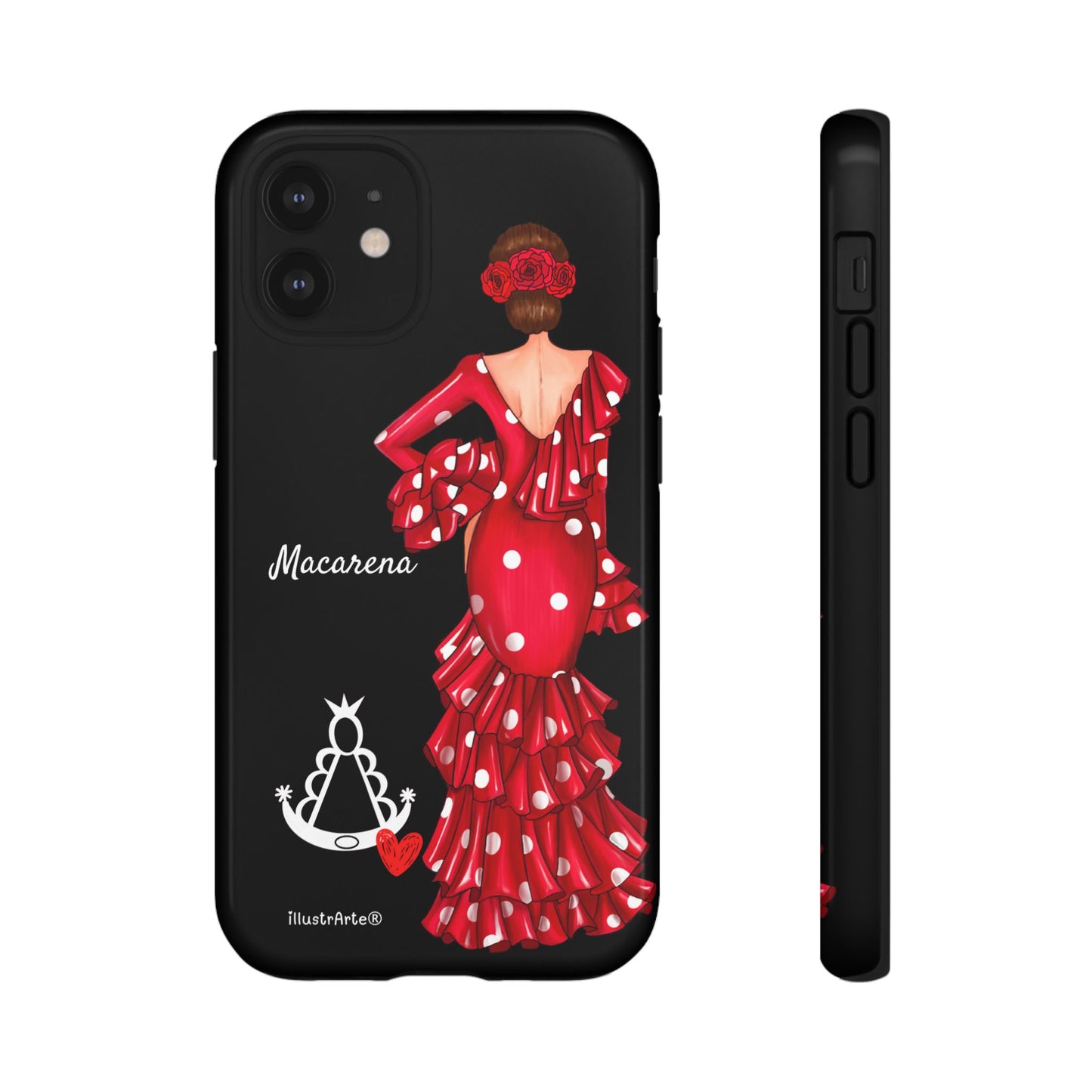 Macarena Custom Phone Case - Black - for iPhone, Samsung, Pixel