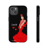 Funda de teléfono personalizable con nombre/bandera/Virgen - Modelo Lucía  Para iPhone, Samsung Y Google Pixel