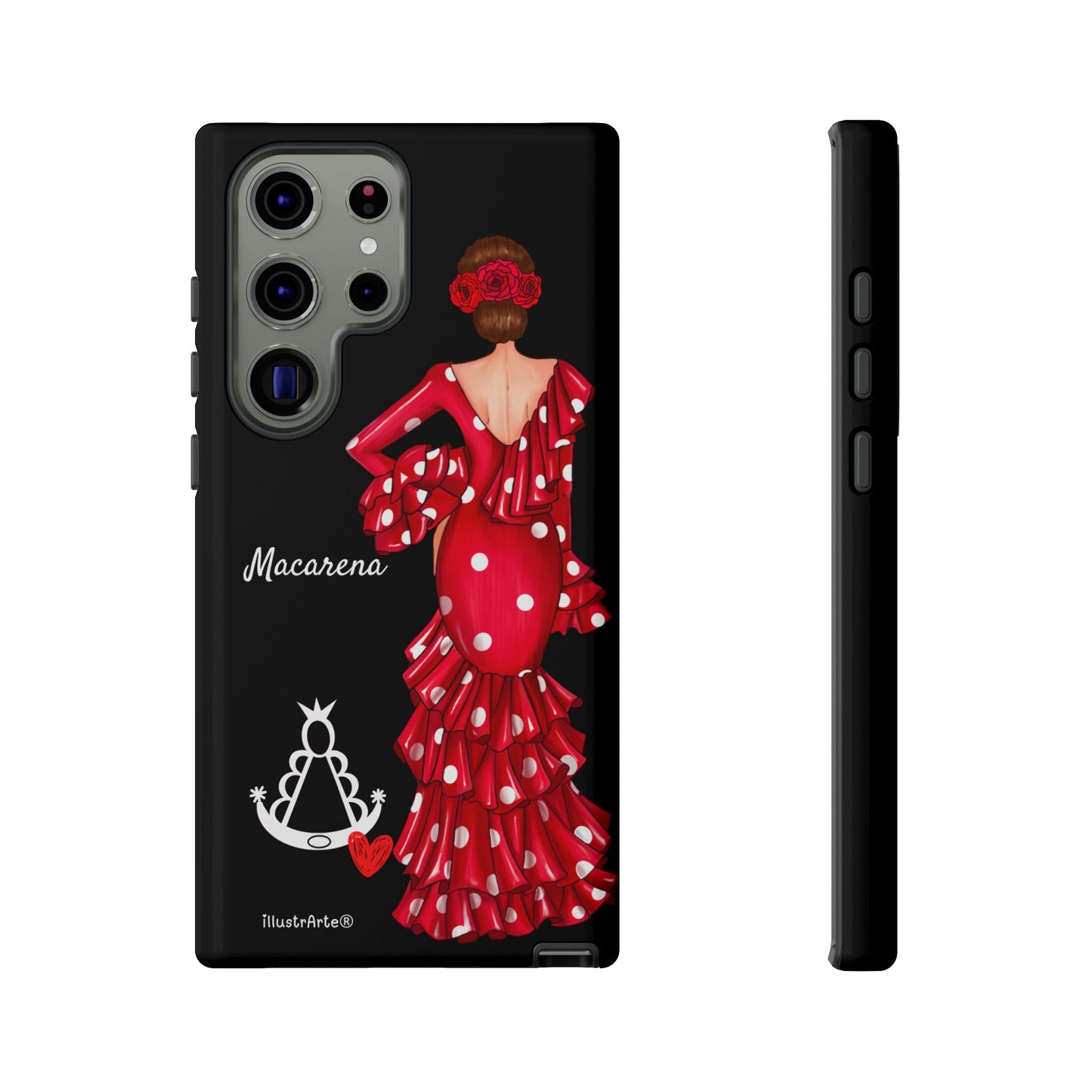 Macarena Custom Phone Case - Black - for iPhone, Samsung, Pixel