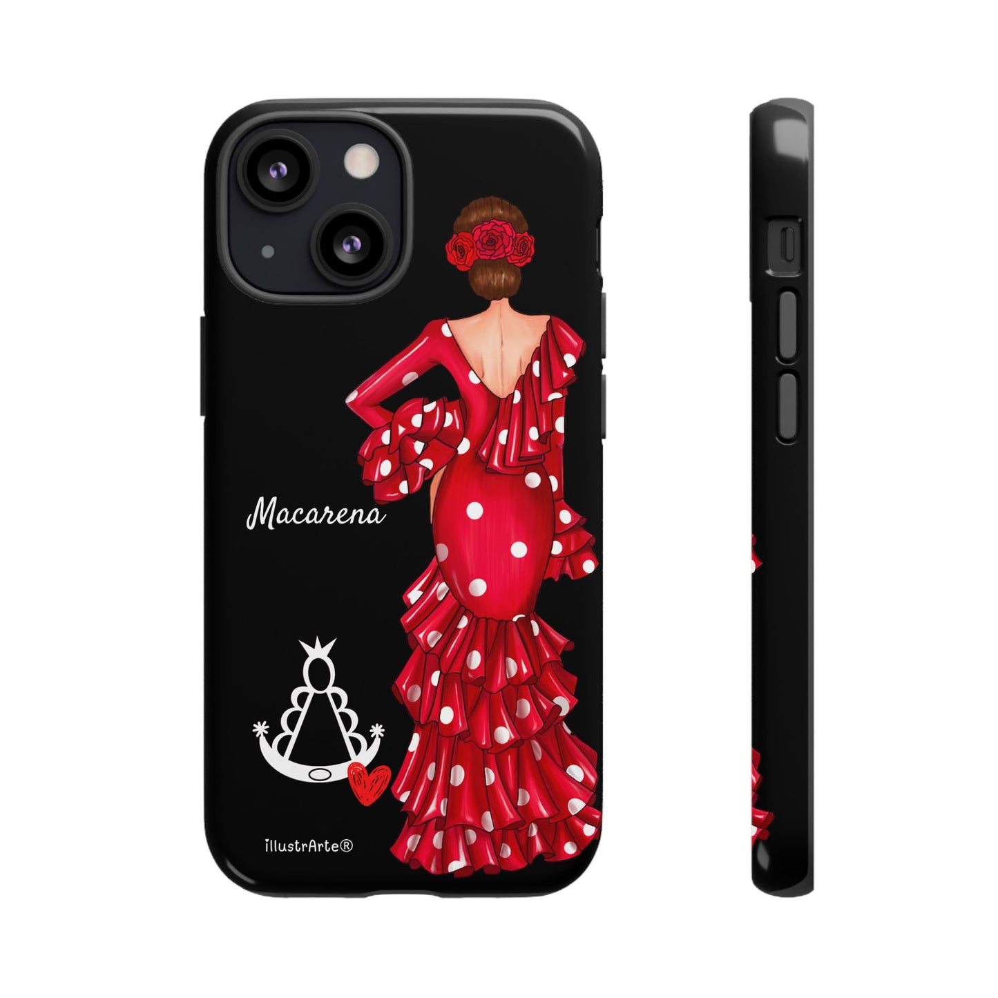 Macarena Custom Phone Case - Black - for iPhone, Samsung, Pixel