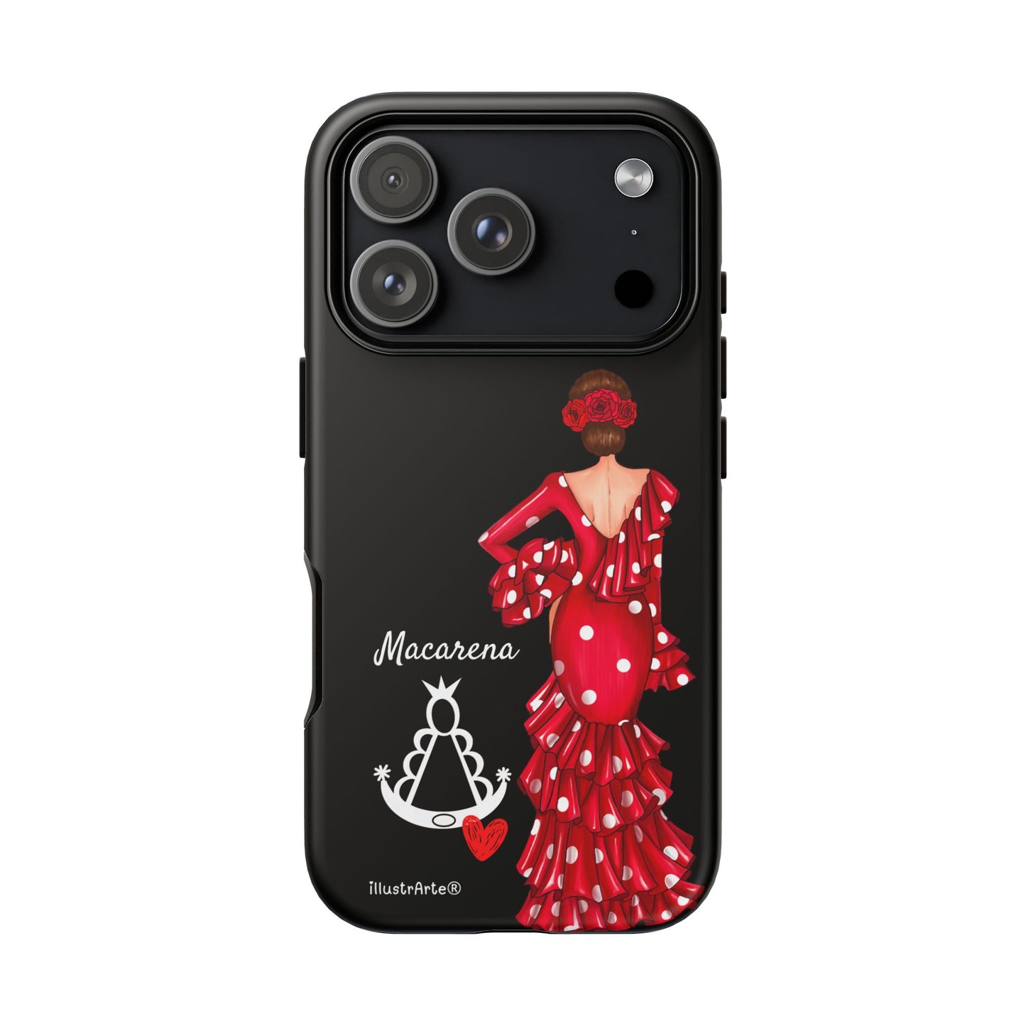 Macarena Custom Phone Case - Black - for iPhone, Samsung, Pixel