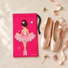 Bolsa para zapatillas de ballet illustrArte 20 x 36 cm – diseño Tina – vista 2