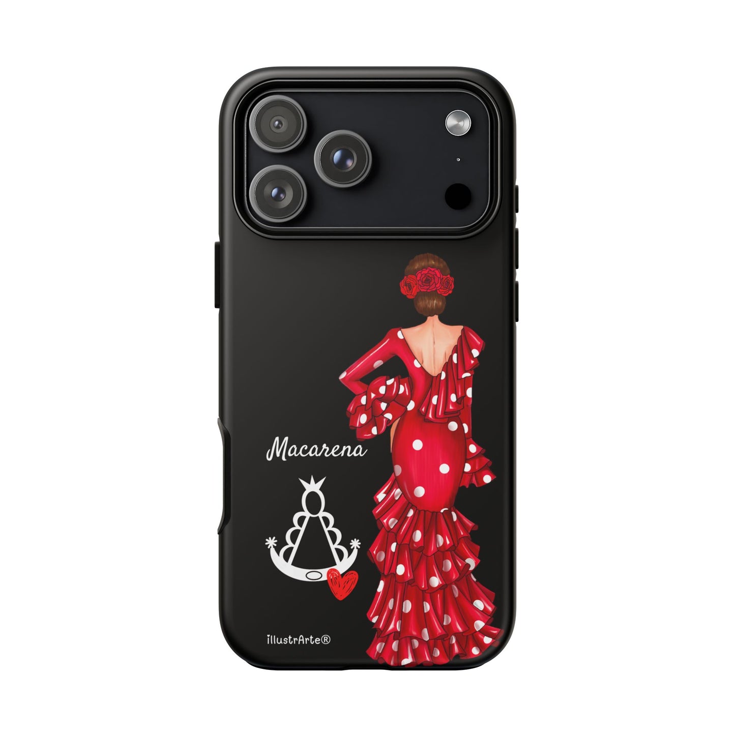 Macarena Custom Phone Case - Black - for iPhone, Samsung, Pixel