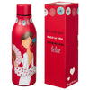 Botella térmica flamenca illustrArte 500 ml – diseño Pepa Feliz – botella con su caja de regalo