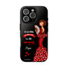 Funda de teléfono personalizable  - Modelo Pepa con frase Para iPhone, Samsung