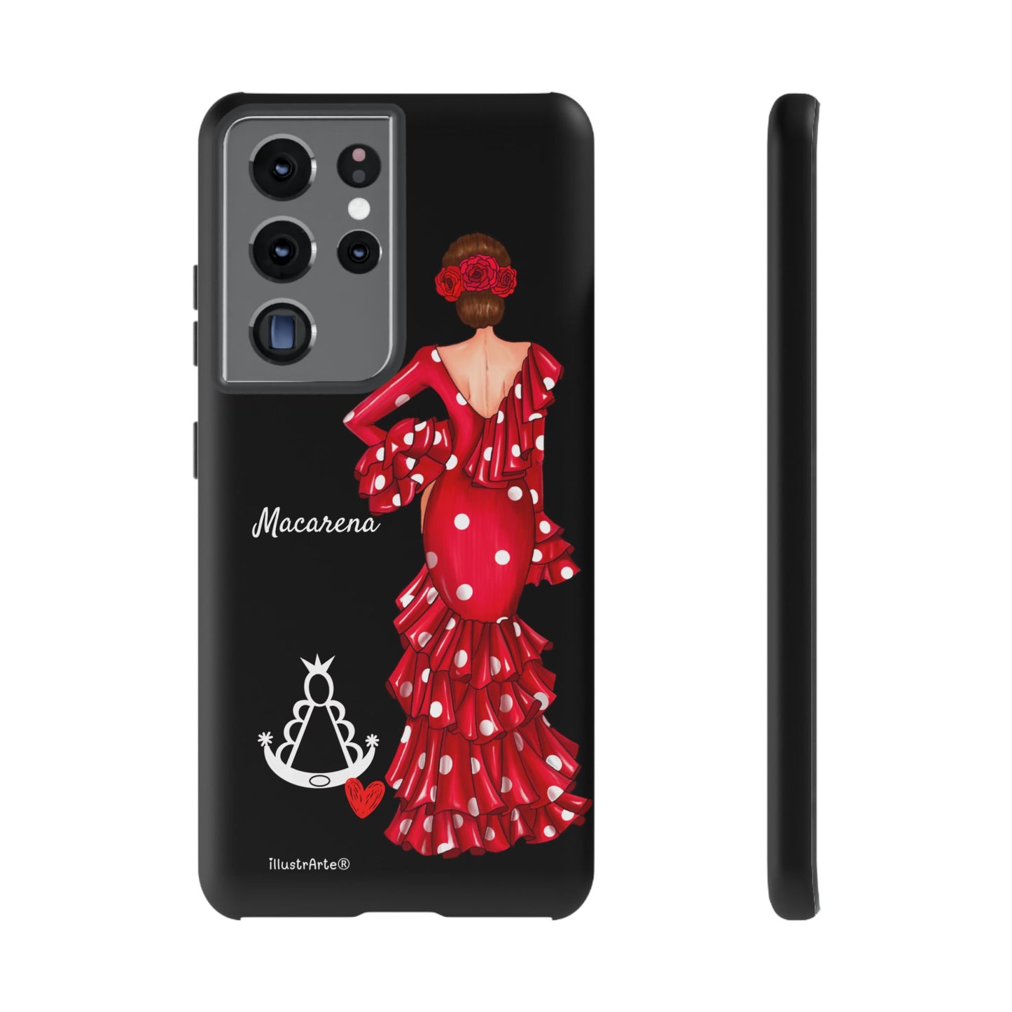 Macarena Custom Phone Case - Black - for iPhone, Samsung, Pixel