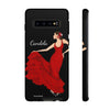 Funda de teléfono personalizable Candela fondo negro– iPhone, Samsung, Pixel