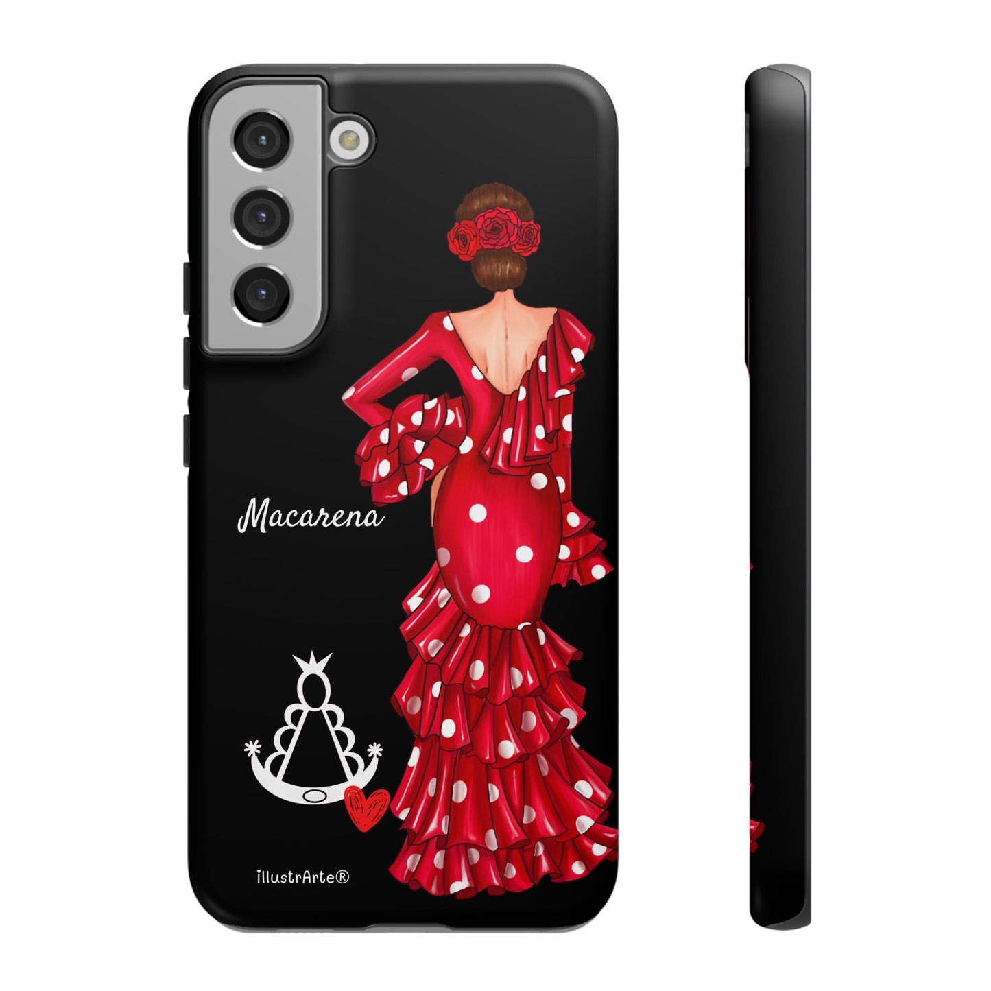Macarena Custom Phone Case - Black - for iPhone, Samsung, Pixel