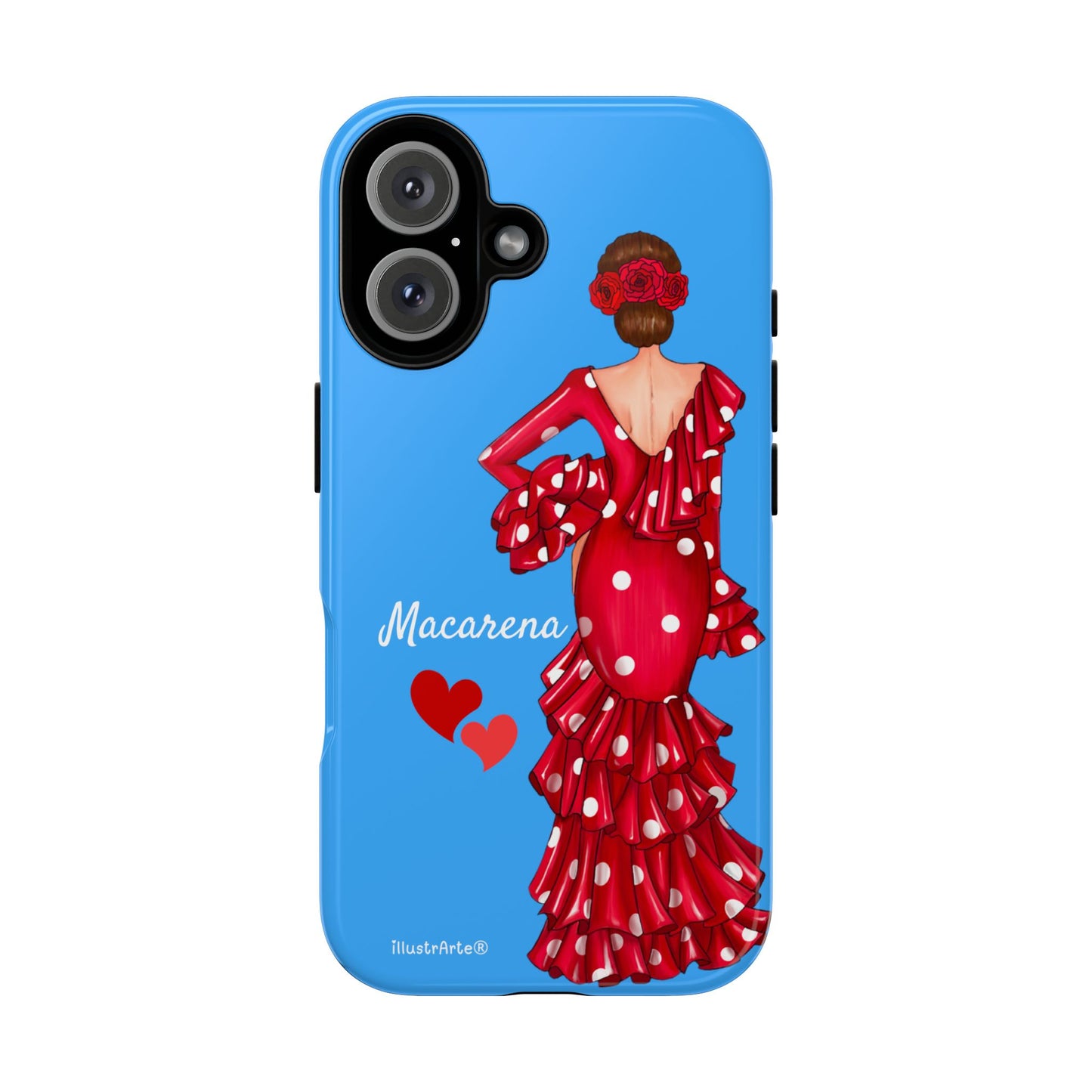 Personalized Macarena Blue Phone Case – for iPhone, Samsung, Pixel