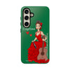 Funda de teléfono personalizable Cayetana fondo verde – para iPhone, Samsung, Pixel